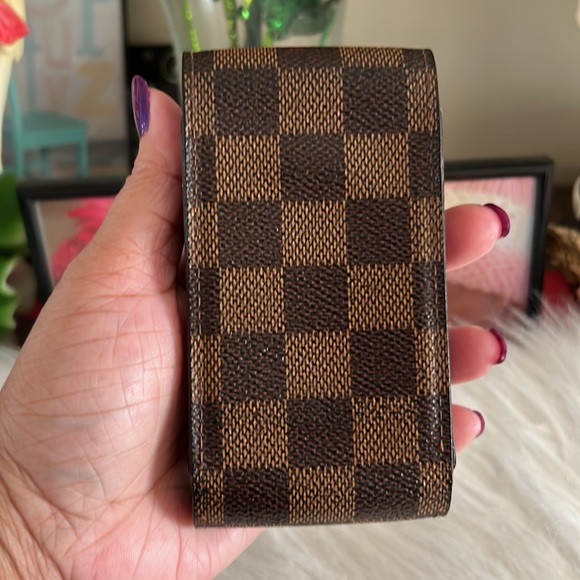 Louis Vuitton Damier Ebene Cigarette Case or lipstick case. Date Code CT0093 - Picture 5 of 15